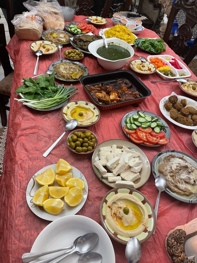 Brunch chez ma famille en Jordanie